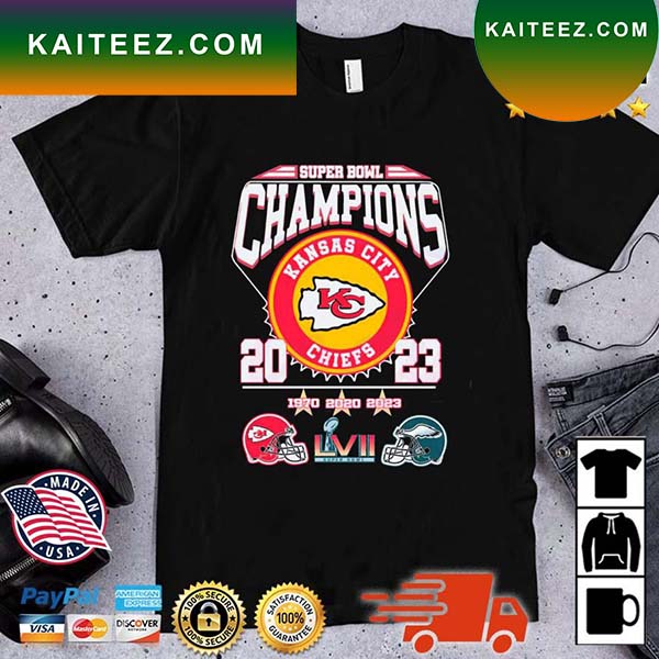  Youth Charcoal Kansas City Chiefs Super Bowl LVII Champions  Locker Room Trophy Collection T-Shirt : Sports & Outdoors
