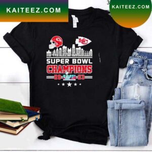 Kansas City Chiefs Super Bowl LVII Champions 2023 City T-shirt