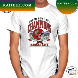 Kansas City Chiefs Super Bowl LVII Champions 2023 White T-Shirt