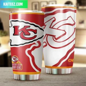 Kansas City Chiefs Super Bowl LVII Champions All Over Print Stainless Steel Tumbler