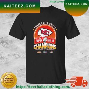 Kansas City Chiefs Super Bowl LVII Champions February 12, 2023 State Farm Stadium T-shirt