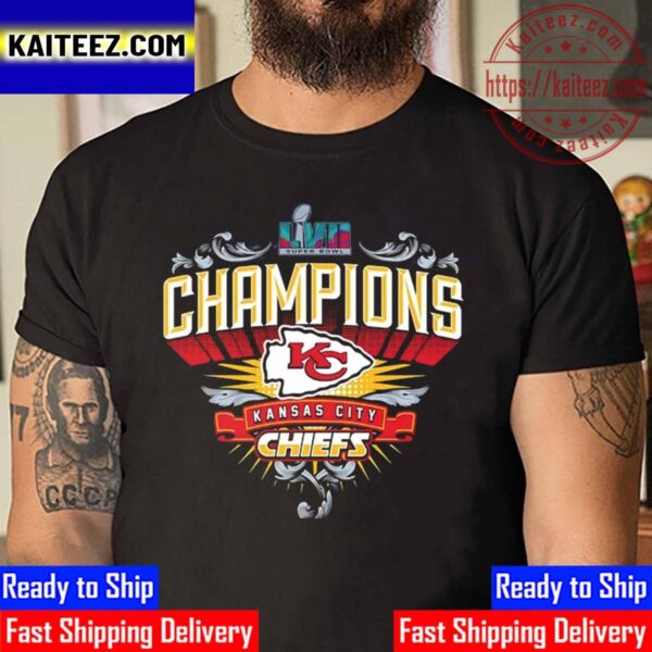 Kansas City Chiefs Super Bowl LVII Champions Vintage T-Shirt