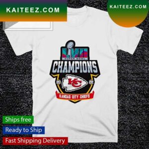 Kansas City Chiefs Super Bowl LVII Champions steel logo T-shirt