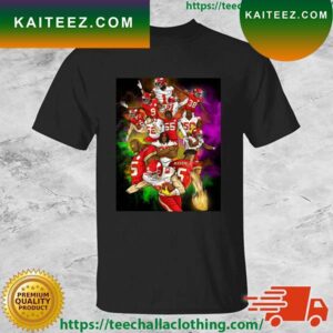 Kansas City Chiefs Team Mural 2023 Super Bowl LVII T-shirt