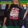 Kansas City Chiefs vs Philadelphia Eagles showing live 2023 T-shirt