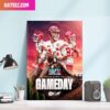 Kansas City Chiefs The Time Has Finally Come Super Bowl LVII 2023 Game Day Decor Canvas-Poster