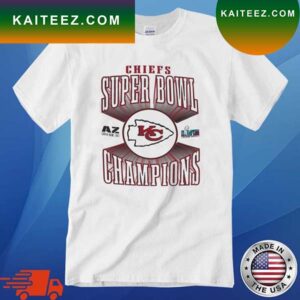 Kansas City Chiefs WEAR by Erin Andrews Super Bowl LVII Champions Muscle T-Shirt