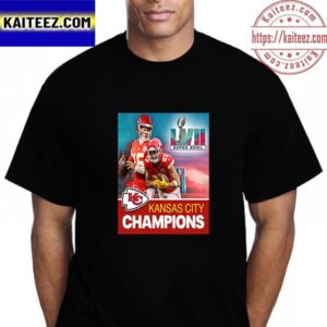 Kansas City Chiefs Winner Super Bowl LVII Champions Vintage T-Shirt