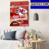 Patrick Mahomes 2 Super Bowls And 2 Regular Season MVPs With Kansas City Chiefs Art Decor Poster Canvas