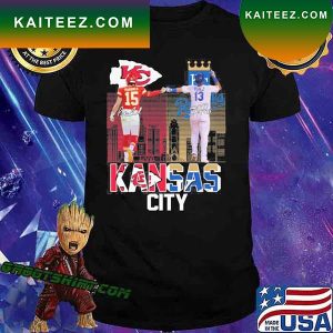 Kansas City Chiefs and Kansas City Royals city perez signatures T-shirt