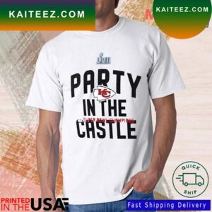 Kansas City Chiesf Party In The Castle 3x Super Bowl Champions T-shirt