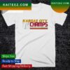 Kansas City Skyline City Of Champions Super Bowl Champions World Series Champions MLS Cup Champions T-shirt