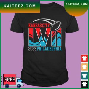 Kansas City Vs Philly Big Game Lvii Football T-Shirt