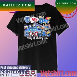 Kansas Sports team Kansas City of Champions T-shirt