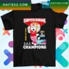 Kansas City Skyline City Of Champions Super Bowl Champions World Series Champions MLS Cup Champions T-shirt