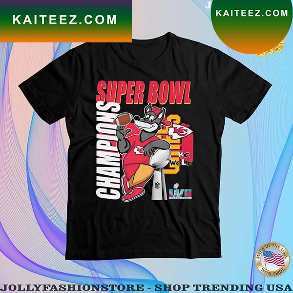 Kc Wolf Kansas City Chiefs Super Bowl Champions 2023 T-shirt - Kaiteez