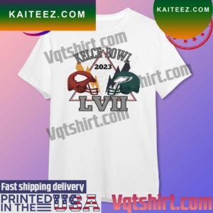 Kelce Bowl 2023 LVII Kansas City Chiefs vs Philadelphia Eagles Helmet T-shirt