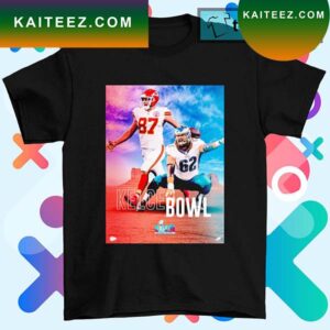 Kelce Bowl LVII Jason Kelce vs Travis Kelce 2023 T-shirt