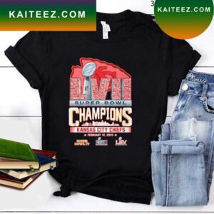 LVII Super Bowl Champions Kansas City Chiefs February 12, 2023 T-Shirt