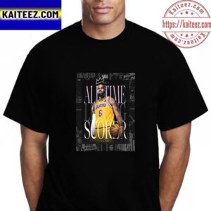 LeBron James Is New Scoring King NBA All Time Leading Scorer After 39 Years Vintage T-Shirt