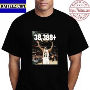 LeBron James Is Scoring King NBA All Time Leading Scorer With 38K+ Points Vintage T-Shirt