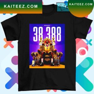 LeBron James Los Angeles Lakers Points King 38388 T-shirt