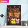 Scoring King Of Los Angeles Lakers -LeBron James All Time Leading Scorer Decorations Canvas-Poster