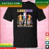 Legends Joe Burrow Cincinnati Bengals And Lsu Tigers Signatures T-Shirt