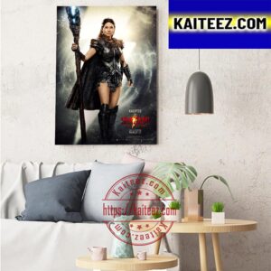 Lucy Liu As Kalypso In Shazam Fury Of The Gods Art Decor Poster Canvas