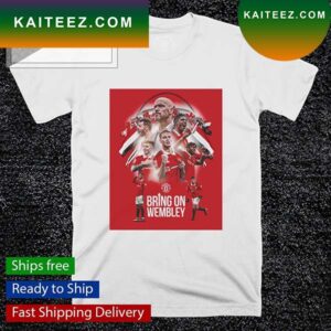 Manchester United Bring on Wembley poster T-shirt