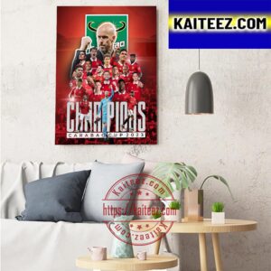 Manchester United Champions Of Carabao Cup 2023 Art Decor Poster Canvas