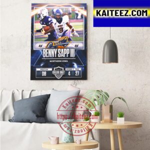 Memphis Showboats In The 2023 USFL College Draft Select Benny Sapp III Art Decor Poster Canvas