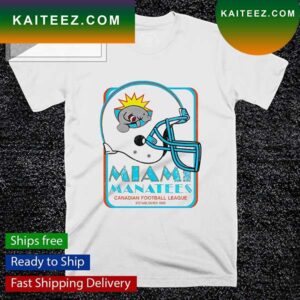 Miami Manatees Football CFL T-shirt