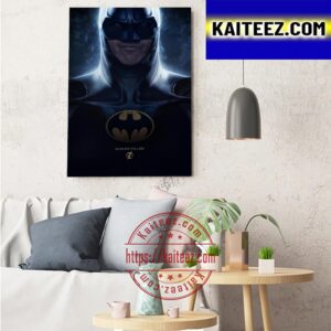 Michael Keaton As Batman In The Flash Worlds Collide Movie Art Decor Poster Canvas