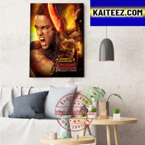 Michelle Rodriguez As Holga The Barbarian In The Dungeons And Dragons Honor Among Thieves Art Decor Poster Canvas
