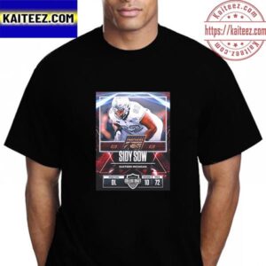 Michigan Panthers In The 2023 USFL College Draft Select OL Sidy Sow Vintage T-Shirt