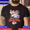 Mickey Mouse x Kansas City Chiefs Super Bowl LVII 2023 Champions Vintage T-Shirt