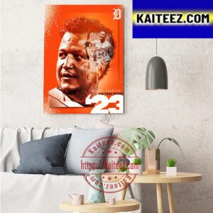 Miguel Cabrera The Final Season 2023 MLB And Detroit Tigers Art Decor Poster Canvas