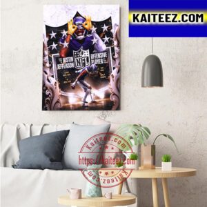Minnesota Vikings WR Justin Jefferson Is The 2022 NFL Offensive Player Of The Year Art Decor Poster Canvas