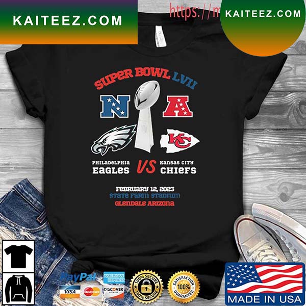 Philadelphia Eagles Super Bowl LVII Arizona 2023 T-Shirt - Kaiteez