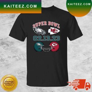 NFL Philadelphia Eagles Vs Kansas City Chiefs LVII Super Bowl 2023 T-shirt