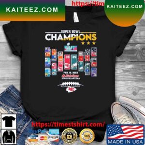 NFL Schedule 2023 Super Bowl LVII Champions Kansas City Chiefs T-shirt