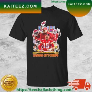 NFL Super Bowl LVII 2023 Kansas City Chiefs Signature T-shirt