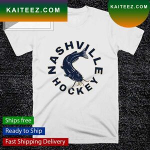Nashville Predators gold catfish T-shirt