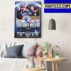 New Jersey Generals In The 2023 USFL College Draft Select WR JJ Holloman Art Decor Poster Canvas