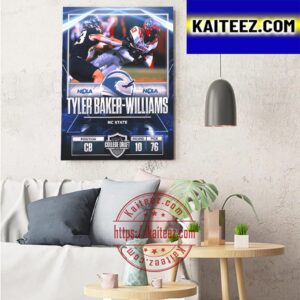 New Orleans Breakers In The 2023 USFL College Draft Select CB Tyler Baker Williams From NC State Football Art Decor Poster Canvas