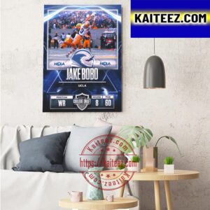 New Orleans Breakers In The 2023 USFL College Draft Select WR Jake Bobo From UCLA Football Art Decor Poster Canvas