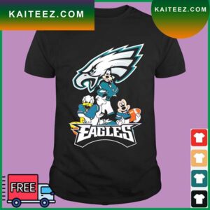 Nfl Philadelphia Eagles Mickey Mouse Friends Funny Super Bowl T-Shirt