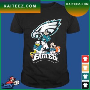 Nfl Philadelphia Eagles Mickey Mouse Friends Funny Super Bowl T-Shirt