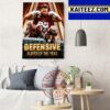 Nick Bosa Is 2022 Defensive Player Of The Year Art Decor Poster Canvas